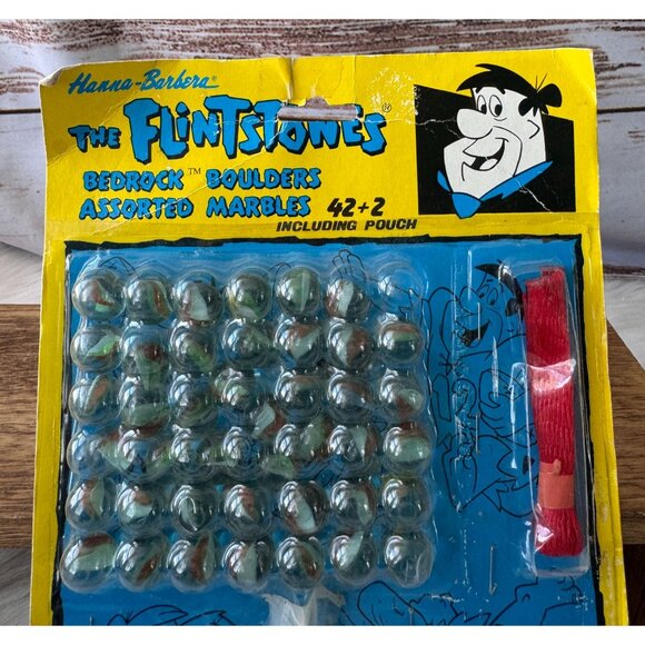 VTG Hanna-Barbera The Flintstones Bedrock Boulders Assorted Marbles - Picture 5 of 8